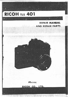 Ricoh Singlex TLS 401 manual. Camera Instructions.